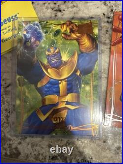 Marvel Masterpieces XL Non-Sport Card Lot 7 Cards Thanos Spider-Man