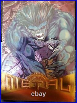 Marvel Metal Fleer 1995 Complete 138 Trading Card Base Set