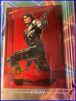Marvel Metal Universe Avengers PMG Black Panther #108 64/100 All 9 In LoT