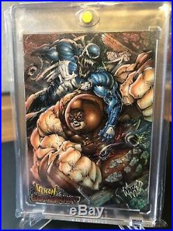 Marvel NAR! Sketch Card Venom Vs Juggernaut EPIC