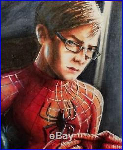 Marvel Now Sketch Card Spider-Man Unmasked by Mick and Matt Glebe