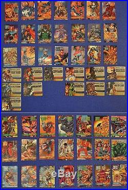 Marvel Overpower 1995 100% Complete Collection + Extras/Expansion Pack Items