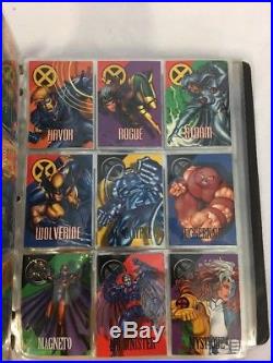 Marvel Overpower Card Game Lot HUGE lot of over 500 Cards in binder RARE