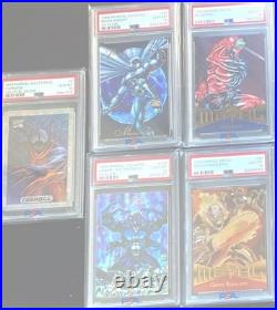 Marvel PSA 10 Graded Lot (Metal/Universe/Flair) 90's Hulk Spider-ManCarnage Doom