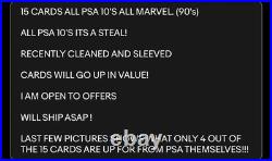 Marvel PSA 10 Graded Lot (Metal/Universe/Flair) 90's Hulk Spider-ManCarnage Doom