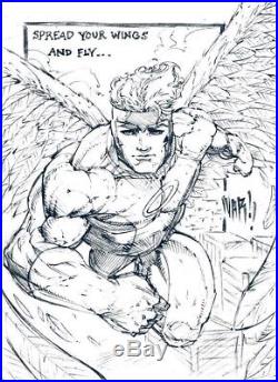 Marvel PSC Nar Nar! Sketch Card Archangel With Package