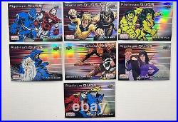 Marvel Platinum Platinum Duos Rainbow 25 Card Complete Set