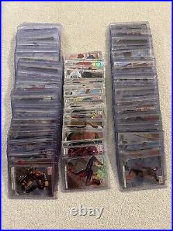 Marvel Platinum Rainbowith Lot Of Over 150 Cards/ Wolverine-spiderman Etc