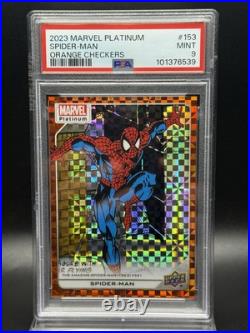 Marvel Platinum Spiderman #153 Orange Checkers /33 Marvel Platinum Spiderman #153 Orange Checkers /33