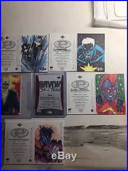Marvel Premiere Sketch Card Lot