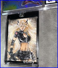Marvel Sketch 1/1 MAGIK & Fleer Ultra XMen 1/9 Foil Insert CGC 9.5 Marvel Cards Marvel Sketch 1/1 MAGIK & Fleer Ultra XMen 1/9 Foil Insert CGC 9.5 Marvel Cards