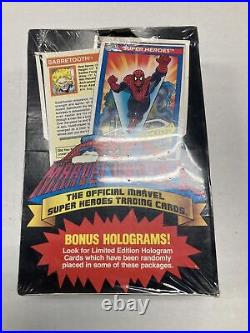 Marvel Super Heroes Trading Cards Box new