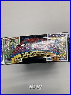 Marvel Super Heroes Trading Cards Box new