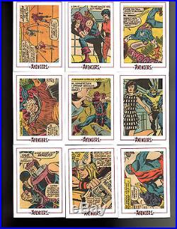 Marvel The Avengers Silver Age 104 Card Cut Archive set
