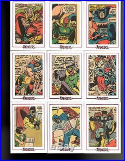 Marvel The Avengers Silver Age 104 Card Cut Archive set