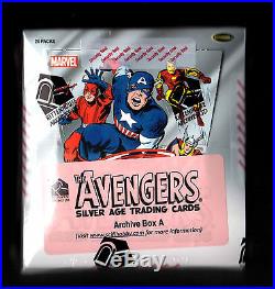 Marvel The Avengers Silver Age Factory Sealed Archive Box 20 SKETCH + + + +