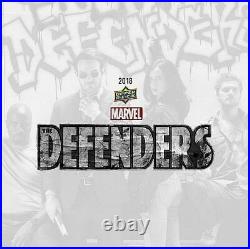 Marvel The Defenders Trading Cards Hobby 12-box Case (upper Deck 2018)