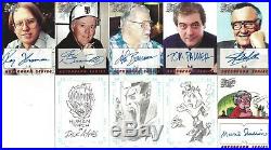 Marvel The Silver Age Partial Autograph Set & 3 Sketch Cards Skybox 1998