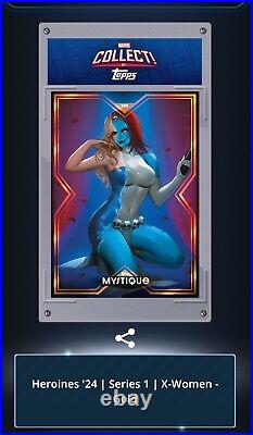 Marvel Topps Collect Heroines Epic Complete Set