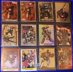 Marvel Trading Card War Machine lot Flair Platinum Metal incl /25 /75 /150 /199