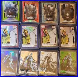 Marvel Trading Card War Machine lot Flair Platinum Metal incl /25 /75 /150 /199