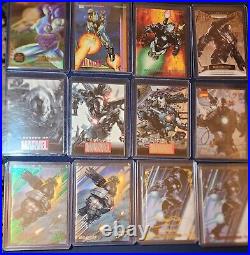 Marvel Trading Card War Machine lot Flair Platinum Metal incl /25 /75 /150 /199