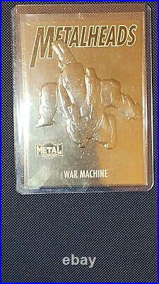 Marvel Trading Card War Machine lot Flair Platinum Metal incl /25 /75 /150 /199