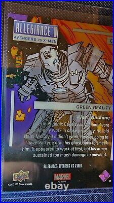 Marvel Trading Card War Machine lot Flair Platinum Metal incl /25 /75 /150 /199