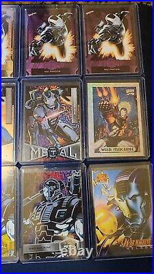 Marvel Trading Card War Machine lot Flair Platinum Metal incl /25 /75 /150 /199