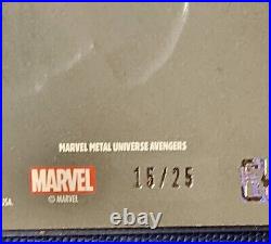 Marvel Trading Card War Machine lot Flair Platinum Metal incl /25 /75 /150 /199