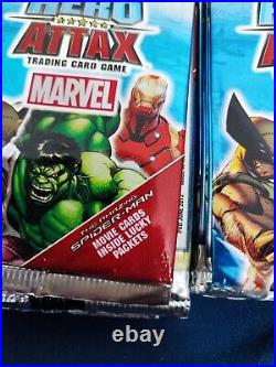 Marvel Trading Cards 2012 Vintage Sealed Packs Topps Hero Attax X 100 packs lot