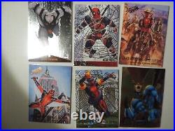 Marvel Trading Cards Huge Lot Of Sets + Promos + Inserts C-pics U Get All Shown