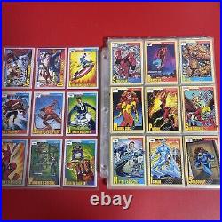 Marvel Trading Cards Vintage lot from the 90s. 227pcs