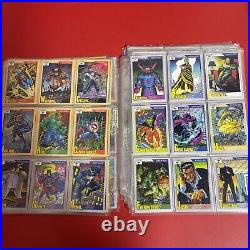 Marvel Trading Cards Vintage lot from the 90s. 227pcs