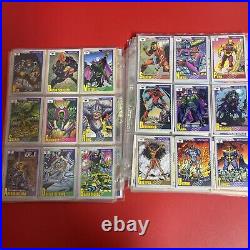 Marvel Trading Cards Vintage lot from the 90s. 227pcs