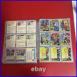 Marvel Trading Cards Vintage lot from the 90s. 227pcs