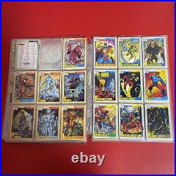 Marvel Trading Cards Vintage lot from the 90s. 227pcs