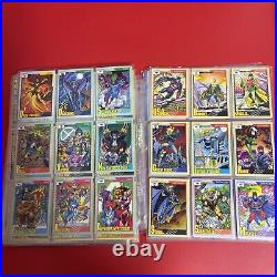 Marvel Trading Cards Vintage lot from the 90s. 227pcs