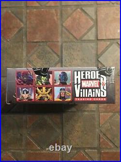 Marvel Universe 2010 HEROES & VILLAINS Factory Sealed Trading Card Hobby box