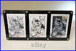 Marvel Universe 2011 Jim Kyle Moon Knight 3 Stage Sketch Card 9 Case Incentive