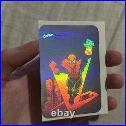 Marvel Universe Cosmic Spider-Man Hologram Miscut #MH1 1990 Impel