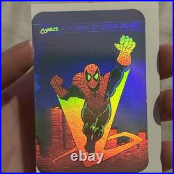 Marvel Universe Cosmic Spider-Man Hologram Miscut #MH1 1990 Impel