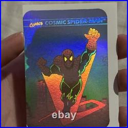 Marvel Universe Cosmic Spider-Man Hologram Miscut #MH1 1990 Impel