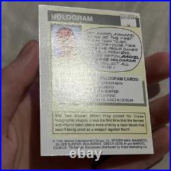 Marvel Universe Cosmic Spider-Man Hologram Miscut #MH1 1990 Impel