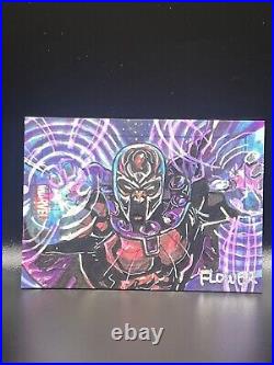 Marvel Universe Magneto Sketch Card By Josh Flower