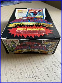 Marvel Universe Series 1 (1990) Trading Cards Booster Box (36 packs) Brand New
