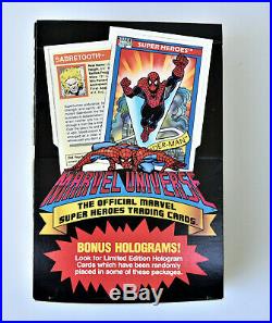 Marvel Universe Series 1 1990 new Box 36 packs holograms