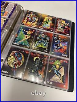 Marvel Universe Series 1 & 2 Complete Sets Trading Cards + Holograms 91/92
