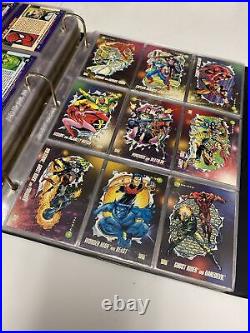 Marvel Universe Series 1 & 2 Complete Sets Trading Cards + Holograms 91/92