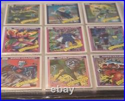 Marvel Universe Series 1-4 Mixed Lot In Binder 20 Pages